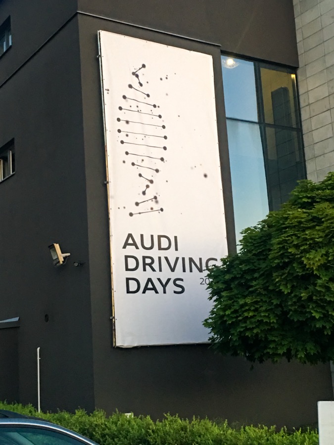 Oznakowanie zewnętrzne Audi Driving Days